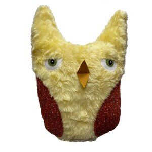 Woodland Owl Stuffed Animal Plushie Upcycled Hugging Buddy Neck Rest Pillow